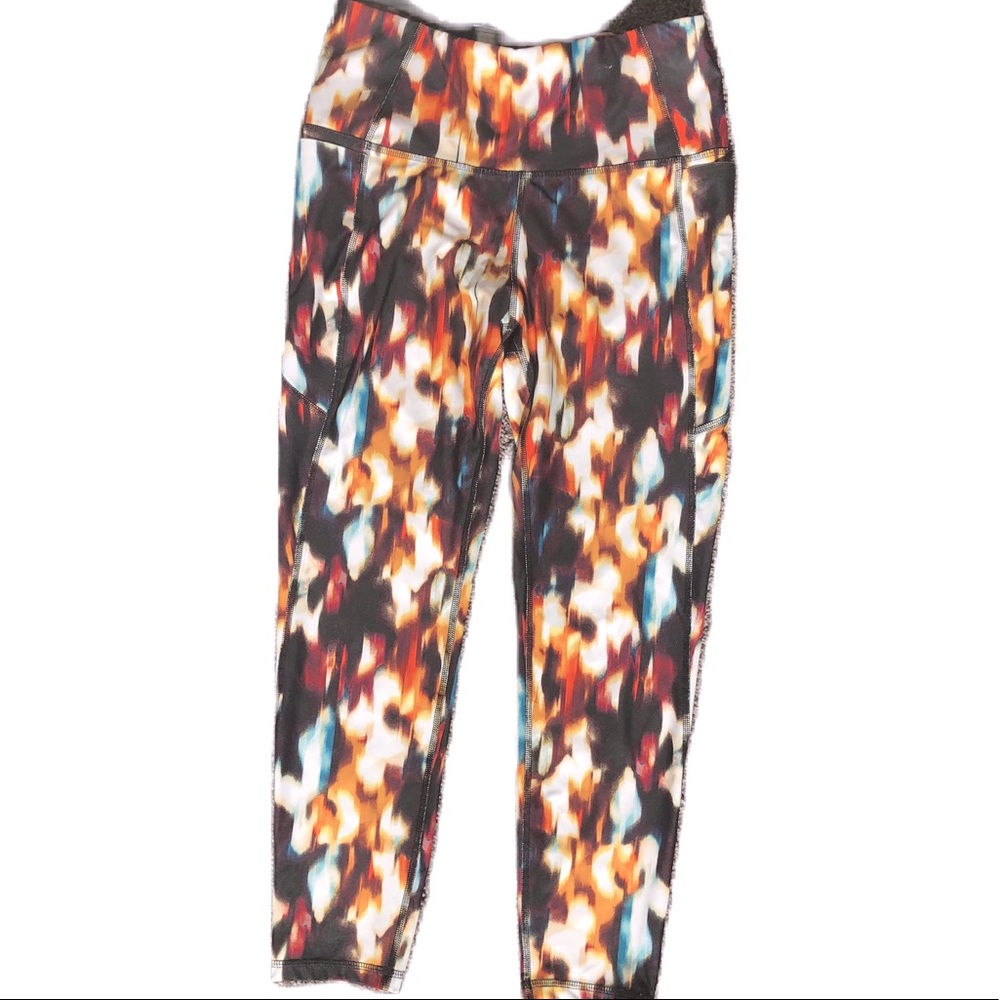 Xersion Multi-Colored, 7/8 Ankle, Performance Fit Leggings